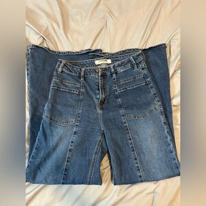 Rock&Roll Denim High Rise Palazzo Flare Jeans